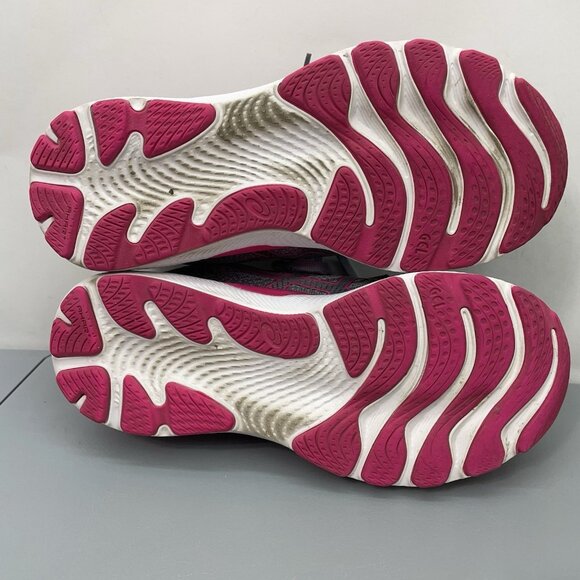 Asics Gel Cumulus 24 Sneakers Shoes Running Training Gray Pink Womens 8 - Picture 12 of 13